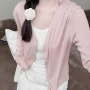 春款防晒2026粉色开衫