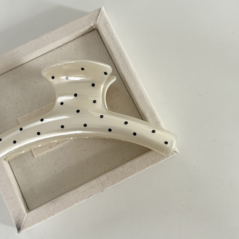 14#크림색 옷걸이 물방울 그리퍼