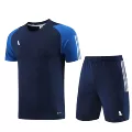 AD03 Sapphire Blue Shorts Set