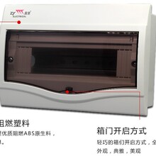 展业A系列家用全塑料12位明暗装漏电空开强配电箱电闸盒电控箱