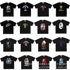 Streetwear Letter Print Short Sleeve T-Shirt for Men Cotton Loose Fit Casual Tee Unisex Couple Top