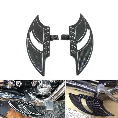 Suitable for Harley 883 1200X48 Glider Softail Fat Boy footrests, rear passenger fixed footrests