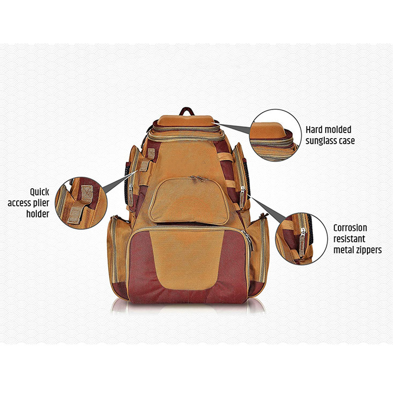 Liquidación especial de artículos de pesca impermeables de gran capacidad, bolsa de pesca para río, caja de pesca, mochila para equipo de pesca.