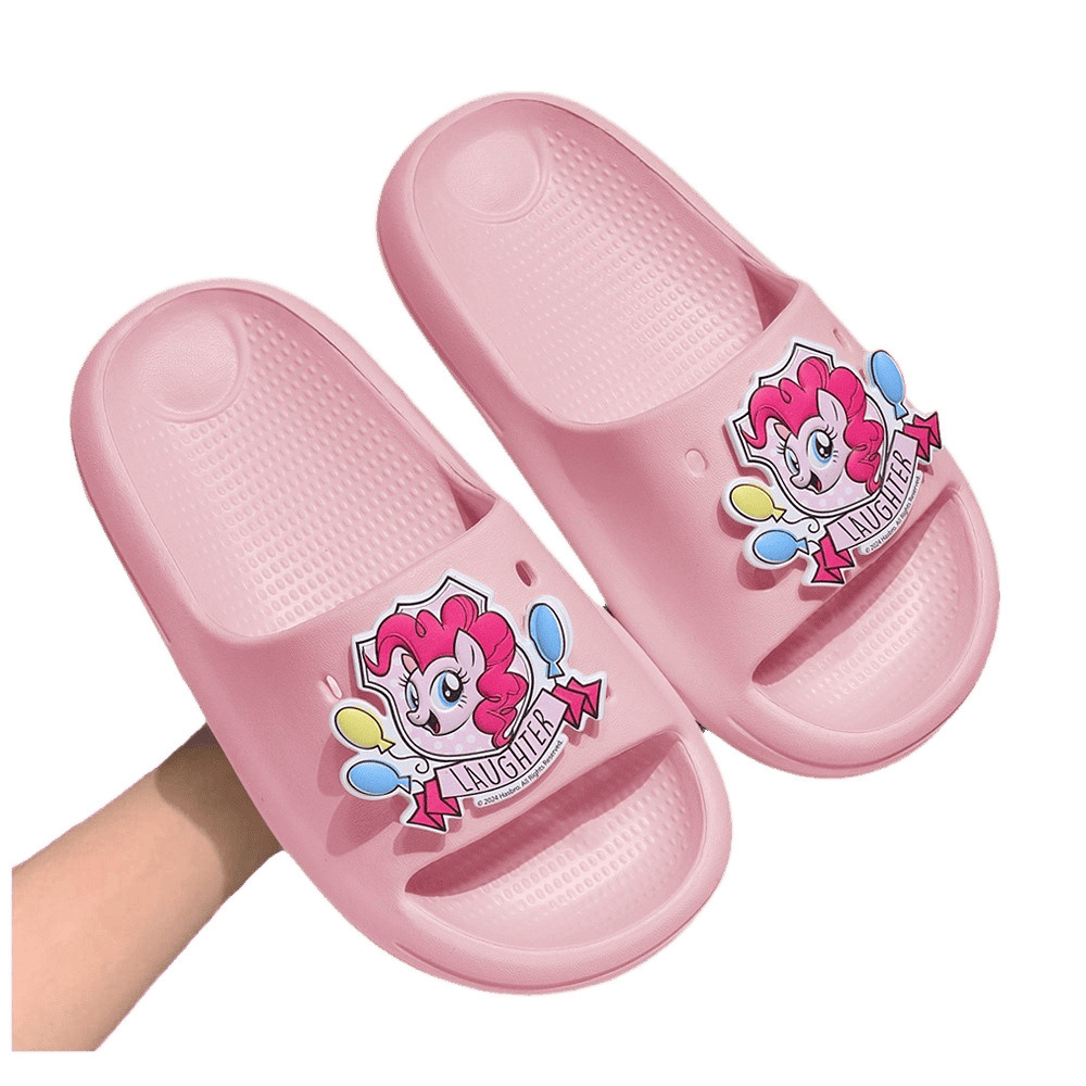 Xiaoma Baoli 2025 nuevos niños medianos y grandes para adultos chanclas lindas sandalias y zapatillas al aire libre de dibujos animados para padres e hijos