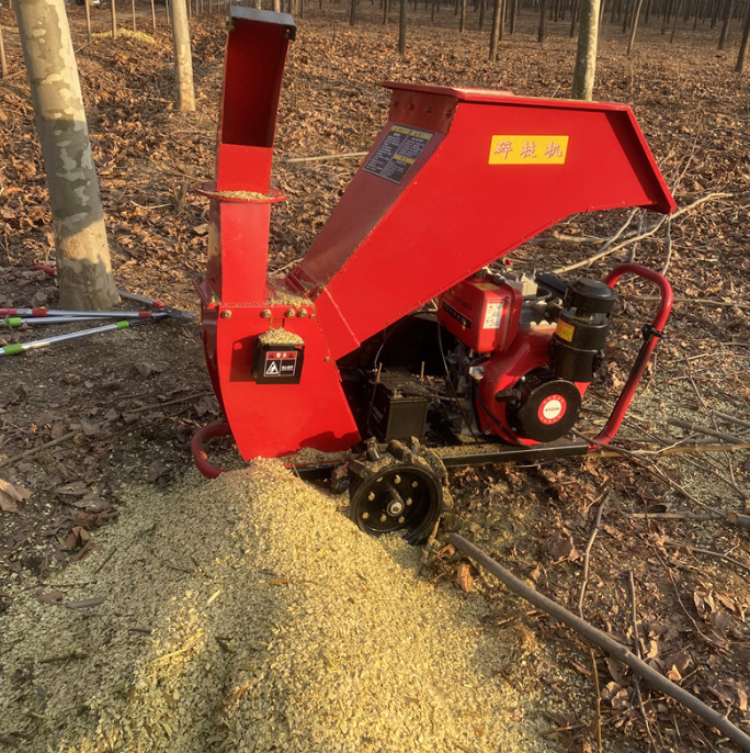 Vineyard Vine Strip Pulverizer móvil residuos ramas pulverizador