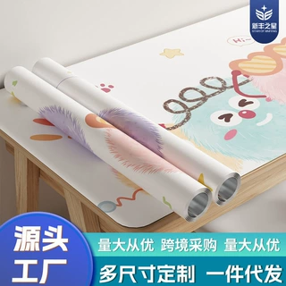 卡通桌面翻新贴纸自粘宿舍书桌防水防油学习特厚改造儿童书桌垫子