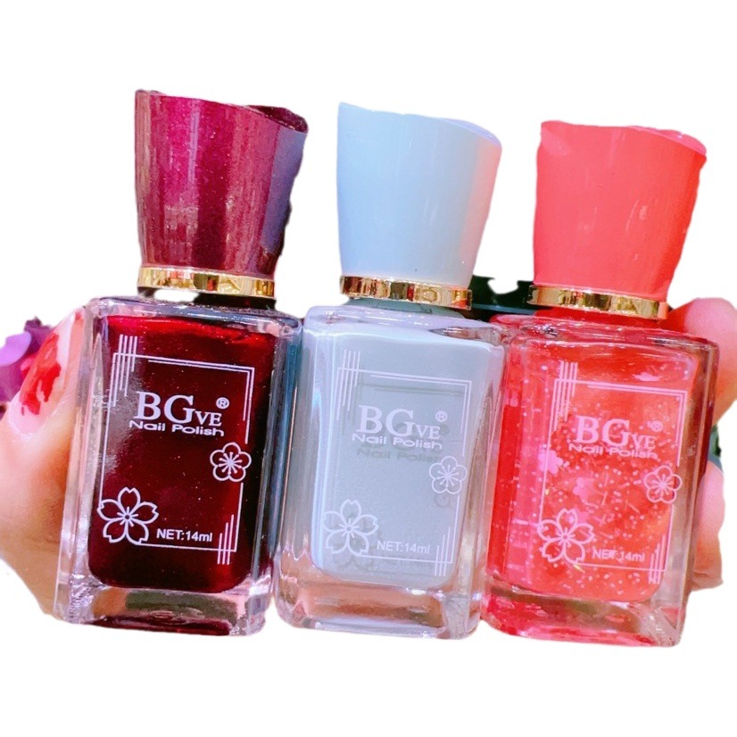 Cross-Border Bg306 Micro-Gel Non-Peelable Nail Polish No-Bake Nail Polish Popular Color Quick-Drying Nail Color Blue Gray 14ml