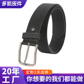 仿皮休闲百搭压花针扣3.8cm一件代发直接工厂宽腰封皮带轻奢风