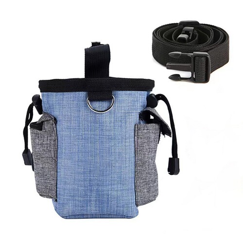 Cross-border pet dog training bag, food bag for outing, garbage bag, dog snack bag, dog training fanny pack