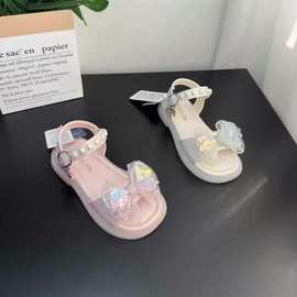 比琪妞妞果冻底儿童凉鞋夏季新款时尚小女孩公主女童一手码批发