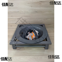 #铸铁锅老式烤火炉烧柴火传统木炭碳烤火盆取暖炉农村家用冬季室