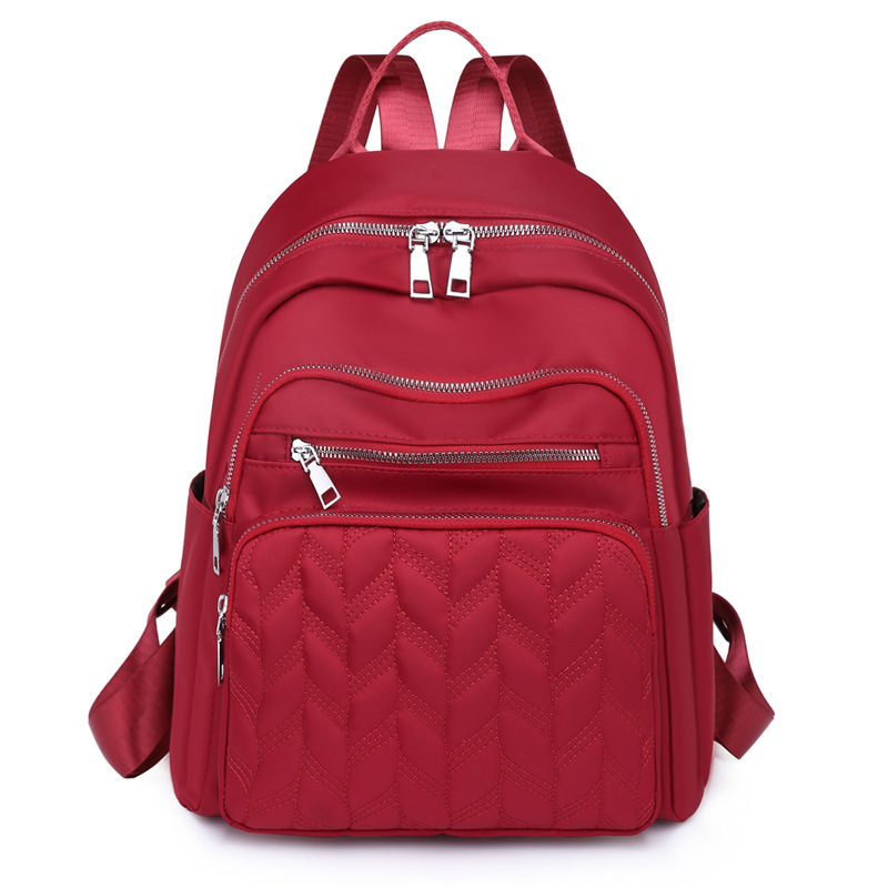 2025 nueva mochila de nylon impermeable transfronteriza mochila de damas de transporte urbano de gran capacidad de moda mochila de estudiantes