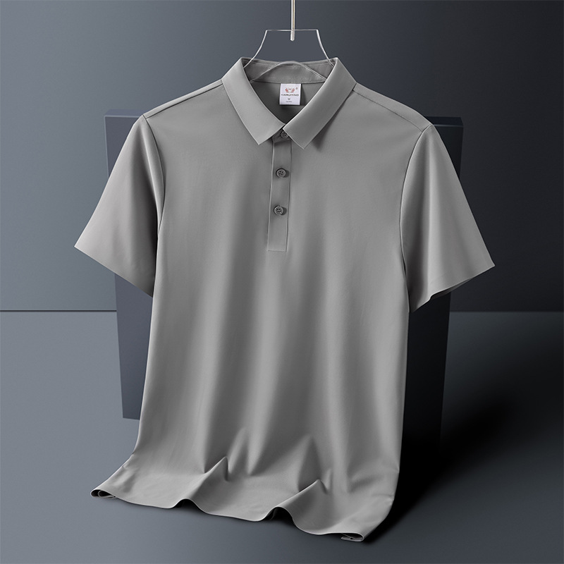 Camisetas POLO de alta gama sin costuras, absorbentes del sudor y transpirables, con LOGO impreso personalizado, ropa de trabajo para oficina corporativa, ropa de trabajo hecha a medida