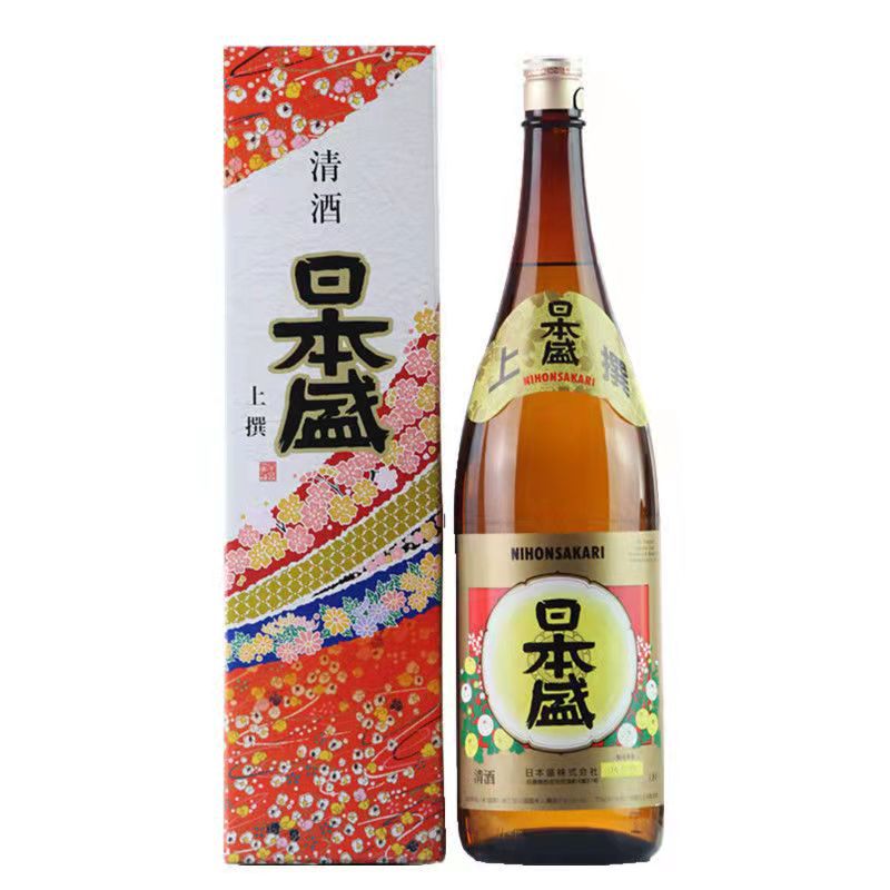 日本原瓶进口清酒  日本盛 上选本酿造纯米酒1.8L