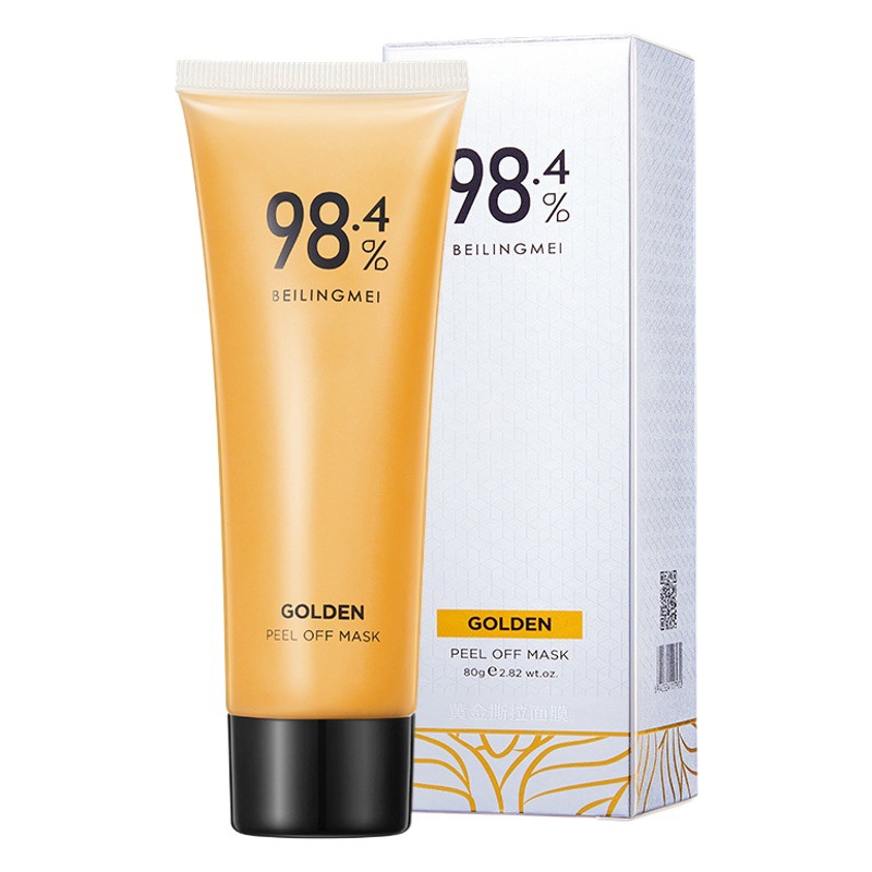 Gold Peel-Off Mask, Moisturizing and Hydrating, Deep Cleansing, Absorbing Blackheads, Tightening, Shrinking Pores, Cross-Border Certification