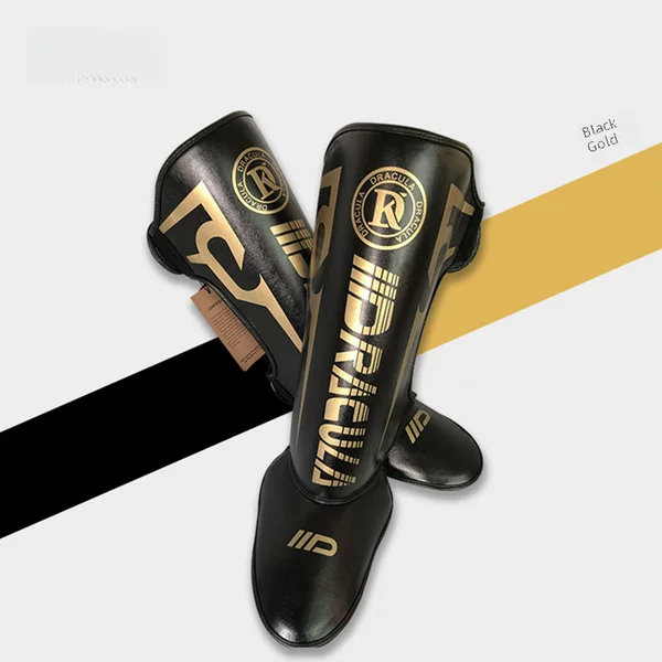 Boxing Leggings Sanda Fighting Muay Thai Thickeneded Leggings with Instep Shin Guards for Adults and Kidsren Protective Gear Taekwondo Leggings