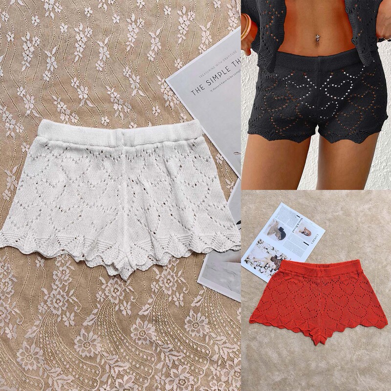 Women's Mini Hot Pants Cross-Border European and American Women's Beach Pants Sexy Low Waist Shorts Z10362