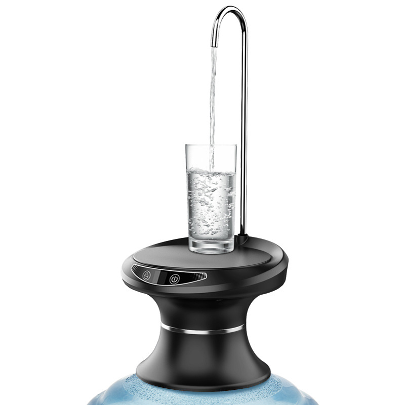 Bomba de agua eléctrica recargable panel Ultra ancho manos libres cuantitativa salida de agua hogar agua mineral barril bomba de agua