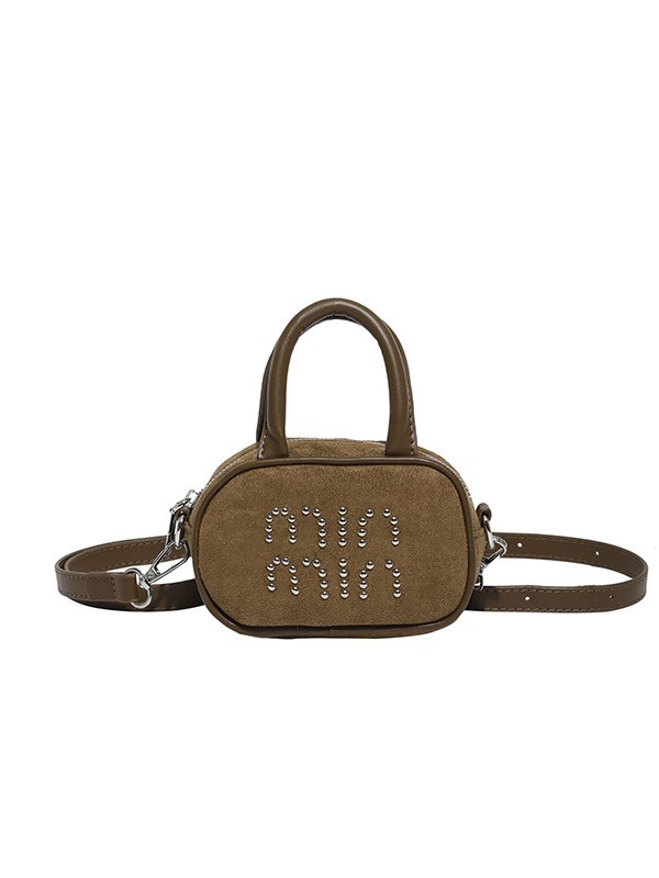Alta sensación retro de seda mini bolso de mano para mujeres 2025 nuevo alta sensación de humedad de moda mochila