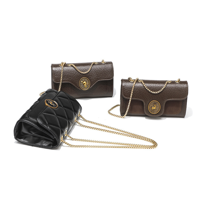 2024 new high-end chain bag 2024 new fashionable versatile one-shoulder crossbody bag wholesale crossbody bag
