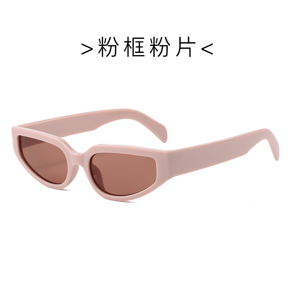 2024 ventas directas de la fábrica nueva ins europeo y americano transfronterizo gafas de sol personalidad moda pequeño marco retro gafas de sol calle tiro mujeres