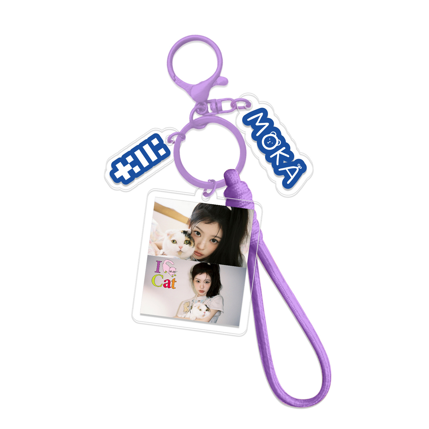 AM ILLIT Acrylic Keychain 4th Mini Album MAMIHLAPINATAPAI Pendant Durable Charm For Backpack Keys MA