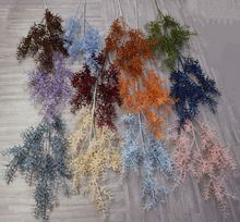 幸运草塑料仿真花酒店婚礼堂吊顶装饰插花布置软装假花干花北欧风