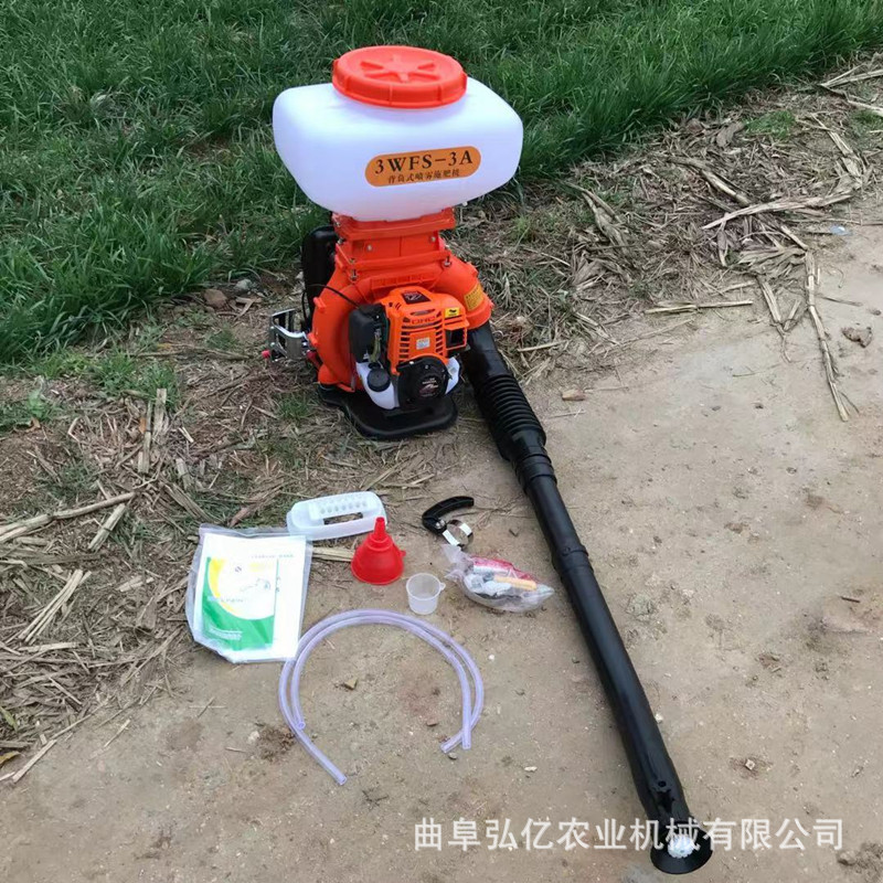 四冲程杀虫消毒打药机喷雾器颗粒化肥饲料喷洒机消毒防疫喷粉机