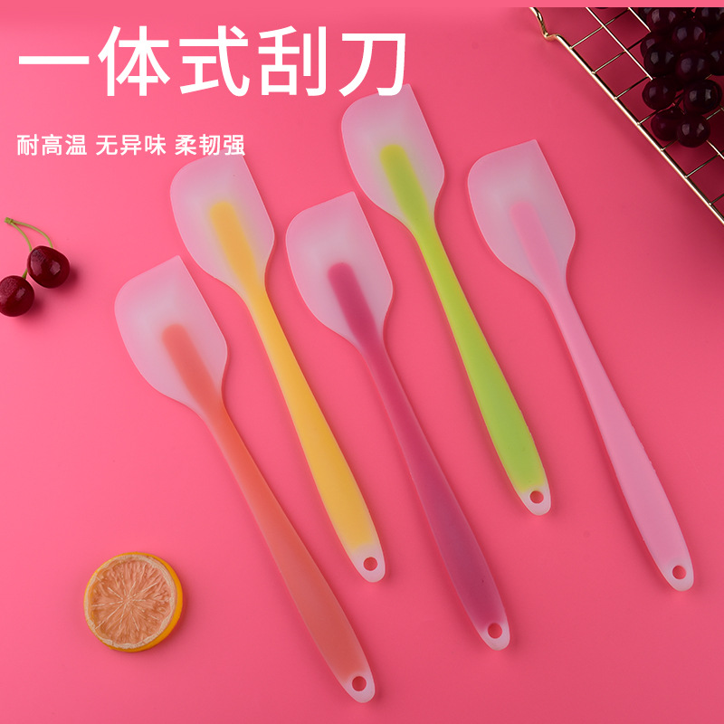 Special Silicone Scraper for Baking, Food-Grade Soft-Head Cream Scraper That Does Not Damage the Coating, Pot Mixing Scraper, Corrosion-Resistant