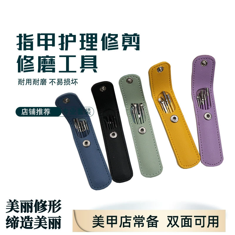 В наличии Ложка для копания ушей из нержавеющей стали с двойной головкой Спиральная ложка для копания ушей Очиститель ушей Инструмент для копания ушей Костюм из 6 предметов