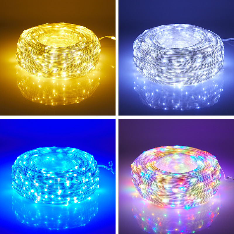 Luces Solares Decorativas para Exteriores, Resistentes a la Lluvia, Luces de Colores para Patio, Árbol de Navidad, Decoración Estrellada, Venta al por Mayor