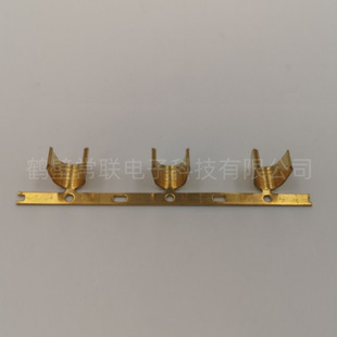 U-shaped lug V-shaped crimping buckle DJ454D(DJ459) connector Terminal bare copper plating particles