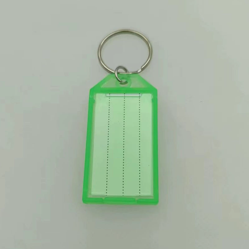 Пластиковый двухсторонний креативный брелок для ключей
