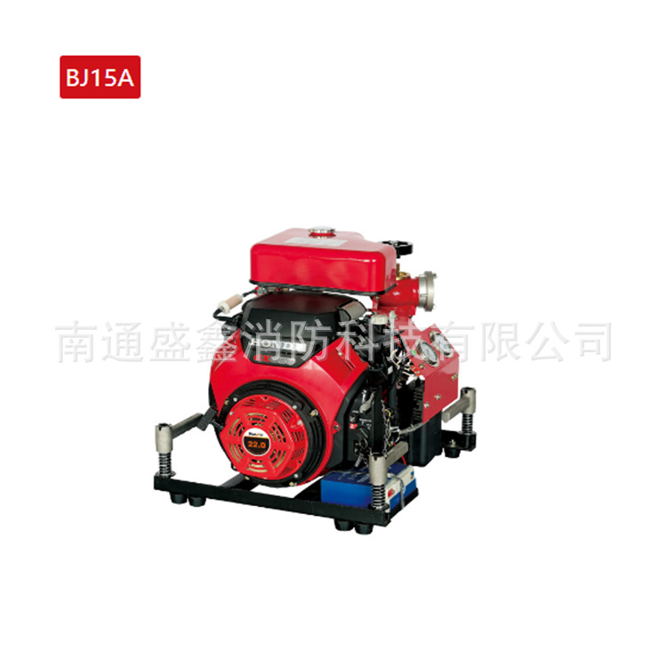 手抬机动消防泵BJ15A四冲程风冷汽油机本田动力 22马力手抬移动泵