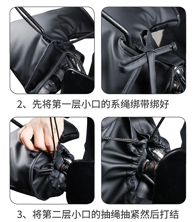 USB Charging Heated Grips Electric Heated Handlebar Motorcycle Warm Grips