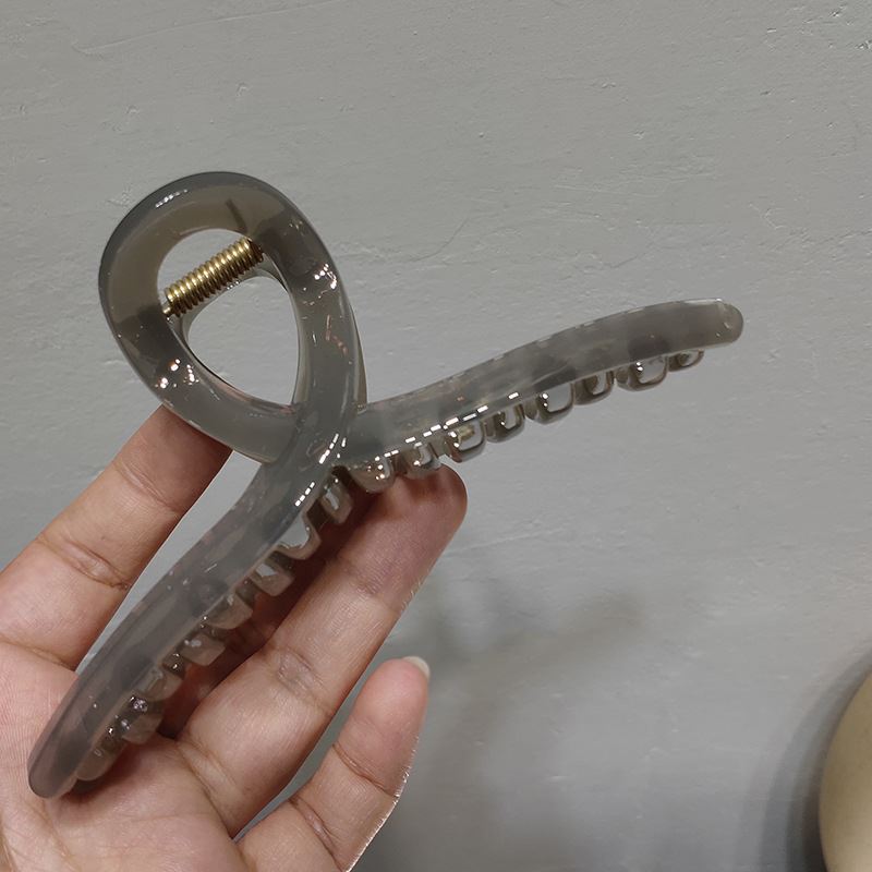 Corea del Sur elegante clip de pelo de las mujeres clip de helado tocado de alto grado horquilla de tiburón clip de pelo grande al por mayor