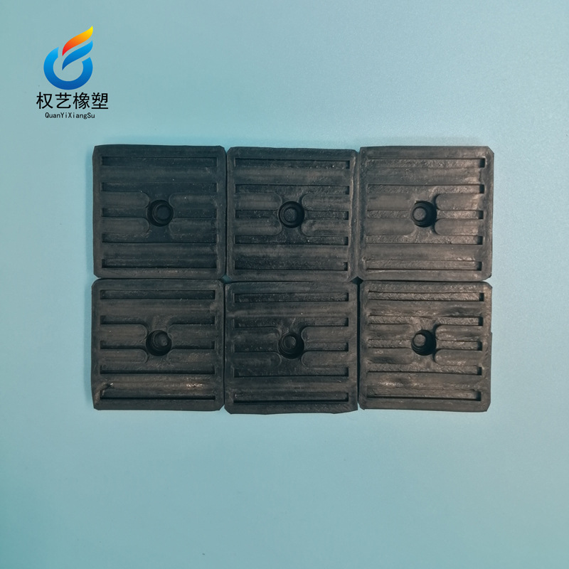 厂家供应空调外机减震垫 方形橡胶减震垫 加厚高弹橡胶垫块抗震