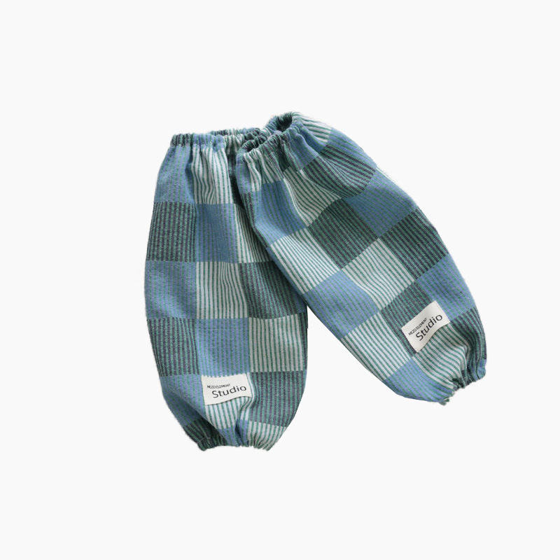 【파란색과 녹색 격자 무늬】