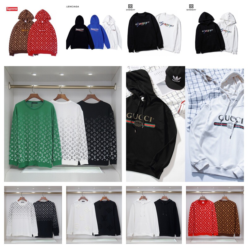Cross-Border Trendy Brand Autumn New Hooded Letter Print Logo Unisex Fashion Versatile Sweatshirt Loose Trendy Brand
