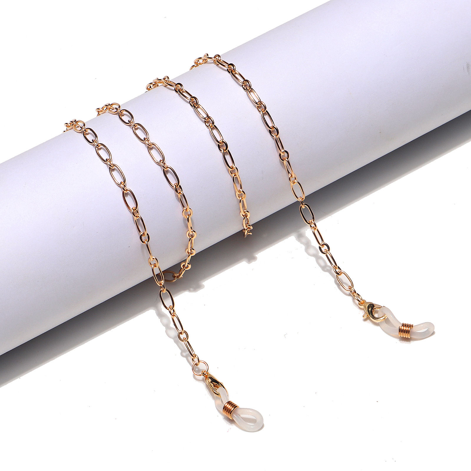 Fashion Simple Color Retention Golden Metal Glasses Chain display picture 11