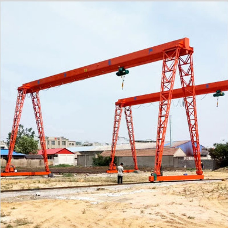 天津龙门吊厂家 室外门吊 轨道式包厢10T20T电动葫芦门式起重机