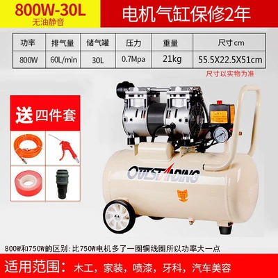 Hava kompressorları High-Power Air Compressor - copper800w-30lfree-gift