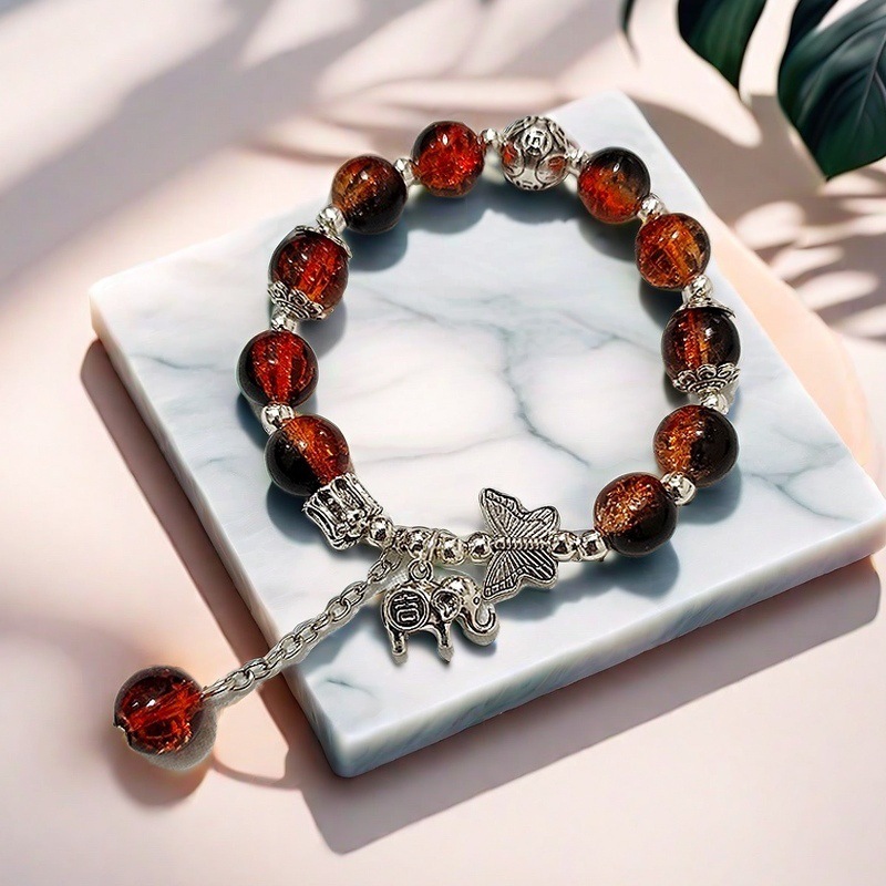 Pulsera de Lirio de los Valles Súper Hada, Promoción Especial 2025, para Mujer, Fresca y Única, Sensación de Alta Gama, Regalo de Pulsera con Cuentas para Mejor Amiga Estudiantil