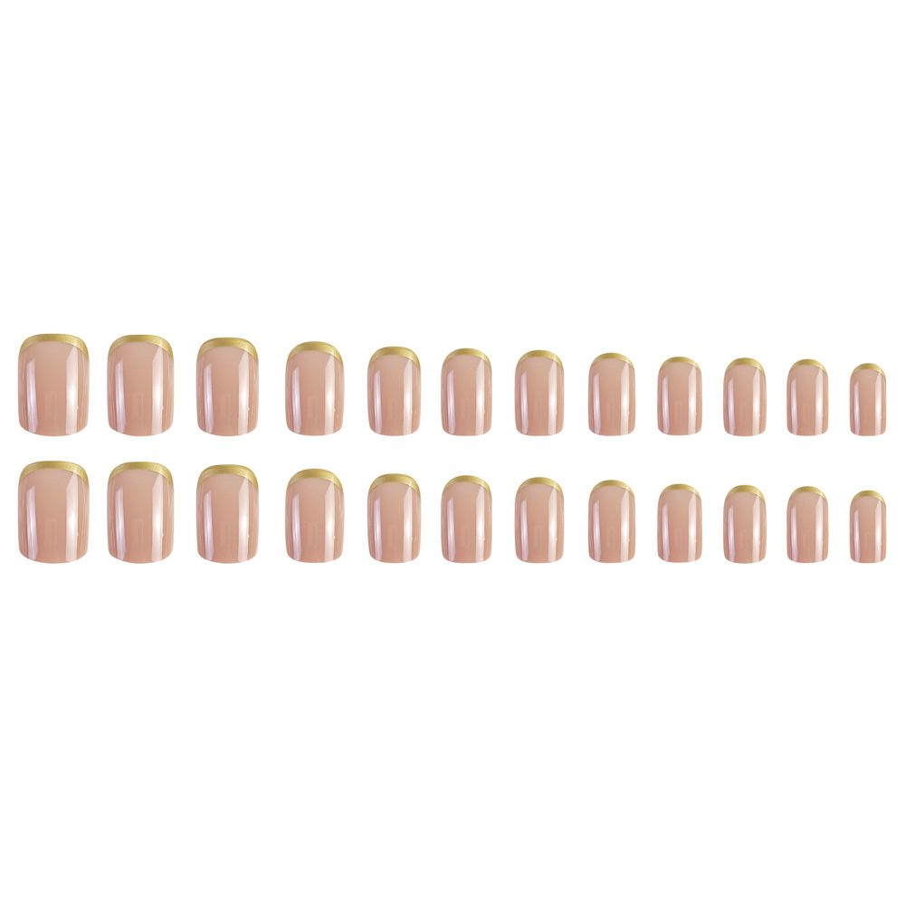 Uñas de venta caliente transfronterizas, estilo corto, temperamento elegante, uñas postizas, lujo ligero, sensación de atmósfera avanzada, uñas