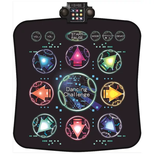 Cross-Border Children's Music and Lighting Bluetooth Dance Mat Pedal Piano Game Mat Prayer Mat Customized Foreign Trade Factory