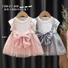 Summer clothing girl's, children's dress for early age, 2021 collection, 3 years, western style