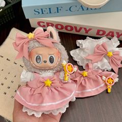 123 世代 17 センチメートルラブ布ペンダント服魔法さくらドレスビニール人形キーホルダーベビー服スカート