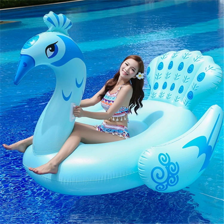 Трансграничный завод Прямая в наличии Фламинго Маунт Чистый красный павлин Гора Пляж Радуга красный синий павлин поплавок