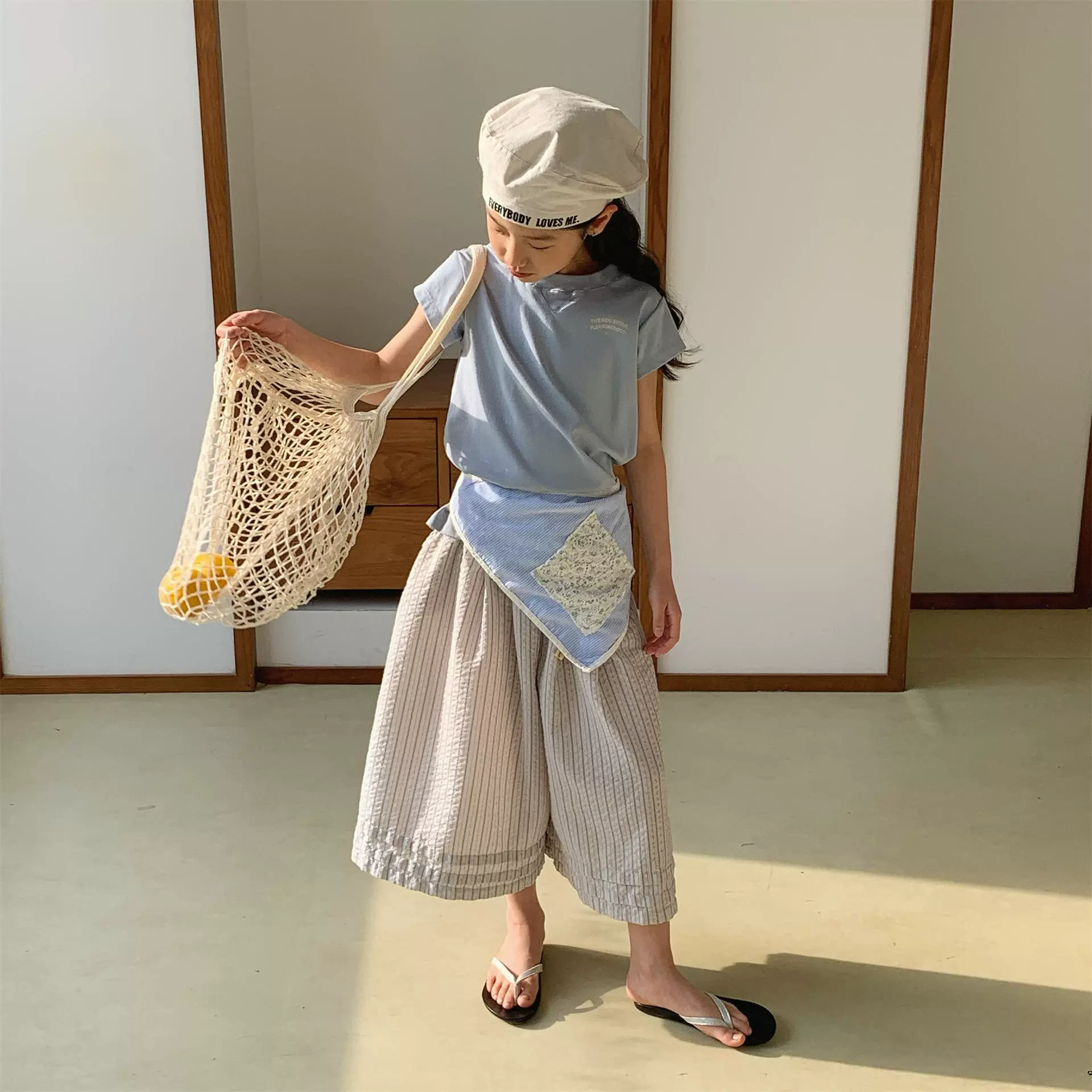 Summer summer clothing, trousers, mosquito repellent, Korean style, loose fit
