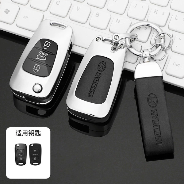 Hyundai 010-Silver Transparent Black+round head buckle